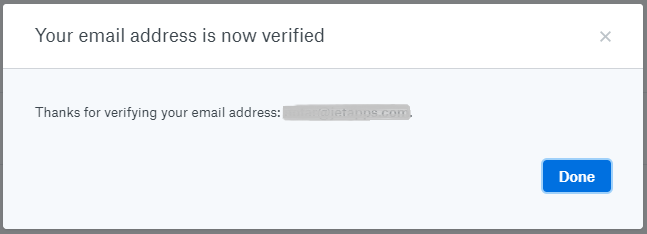 verify email account