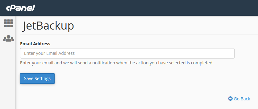 cpanel settings